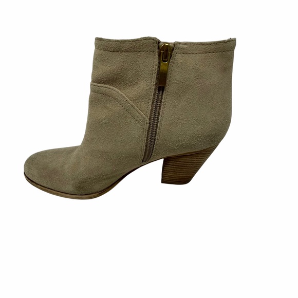 Franco Sarto Ankle Suede Boot  Suede Leather Tan size 9 - Picture 14 of 15